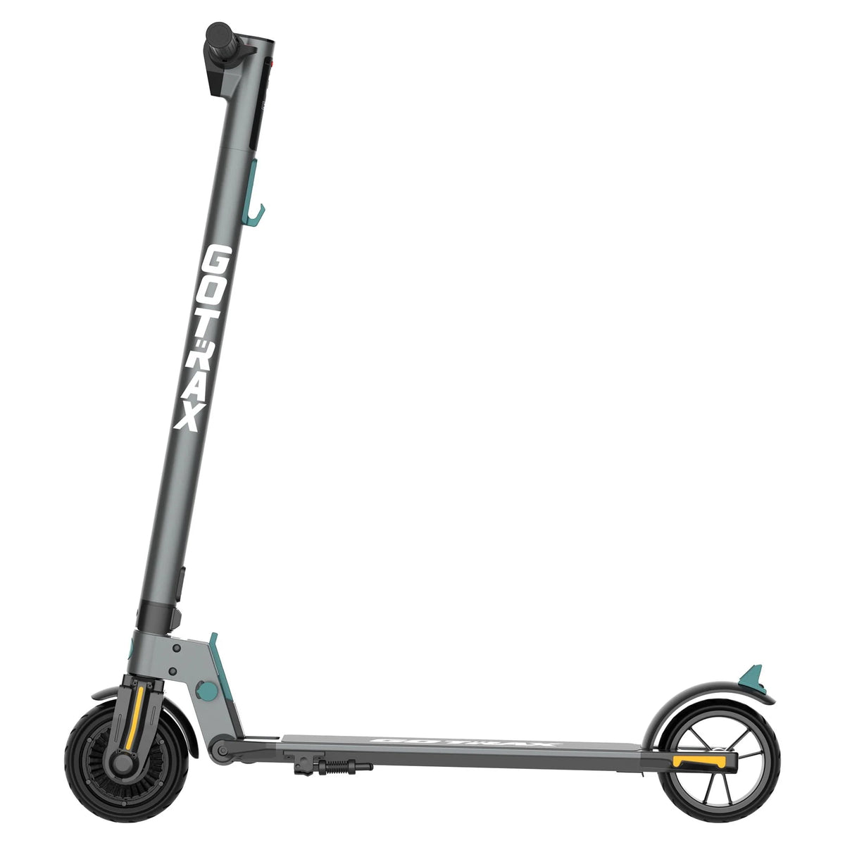 Foldable Electric Scooter with 6 Tires, 200W 12mph, Gray H1866
