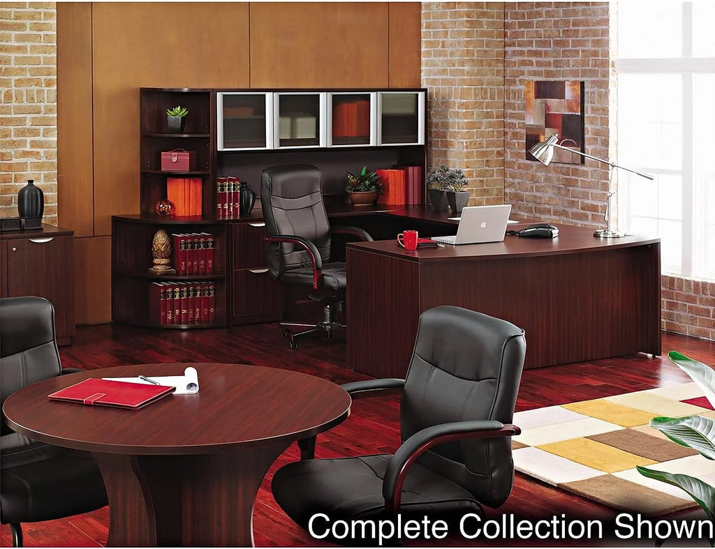 Mahogany Straight Desk Shell N43900