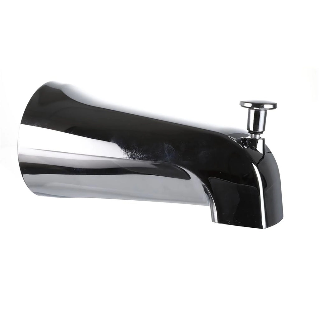 Chrome Tub Spout with Front Pull-up Diverter G82656
