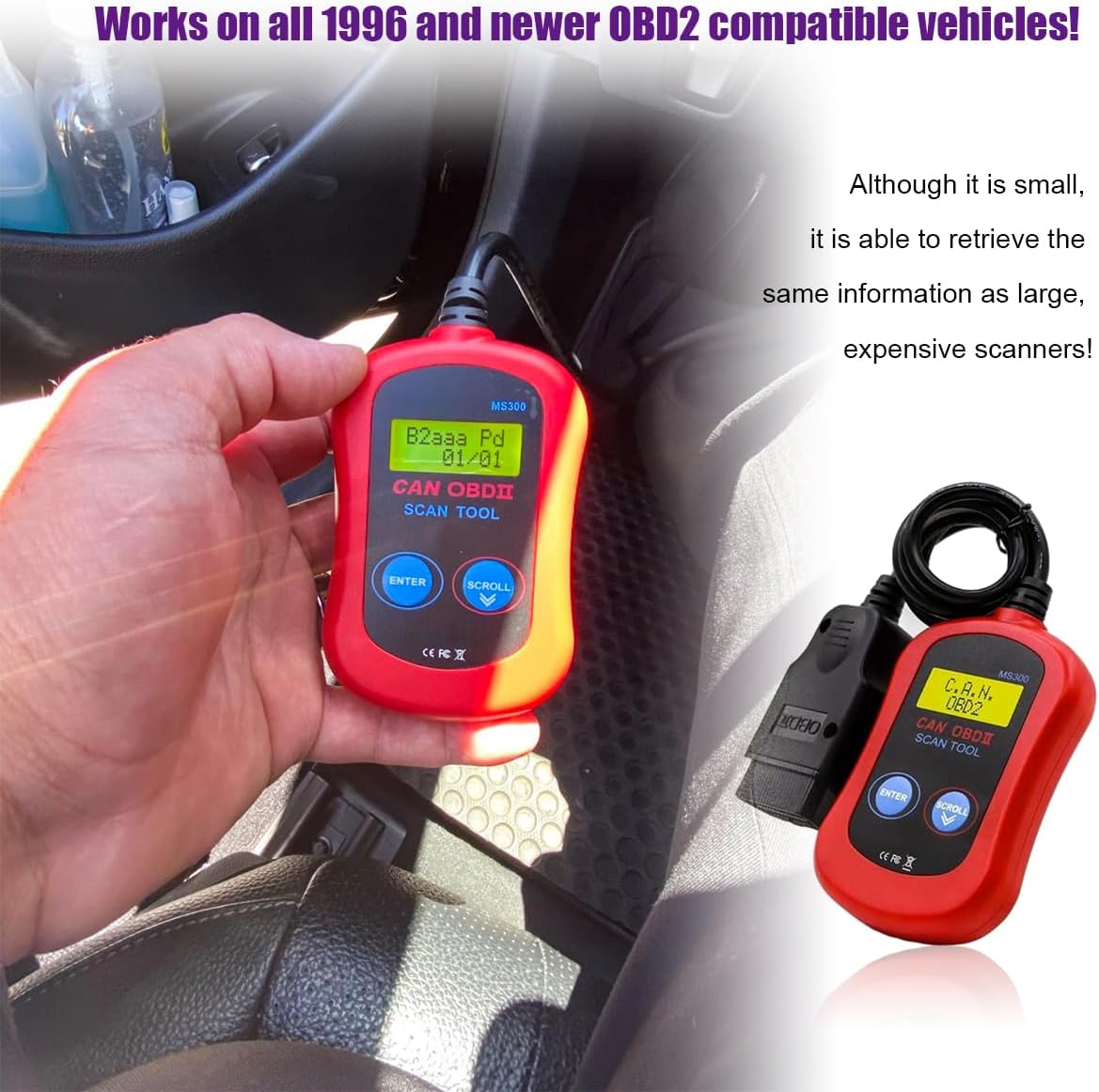 OBD2 Scanner Code Reader Diagnostic Scan Tool U36338