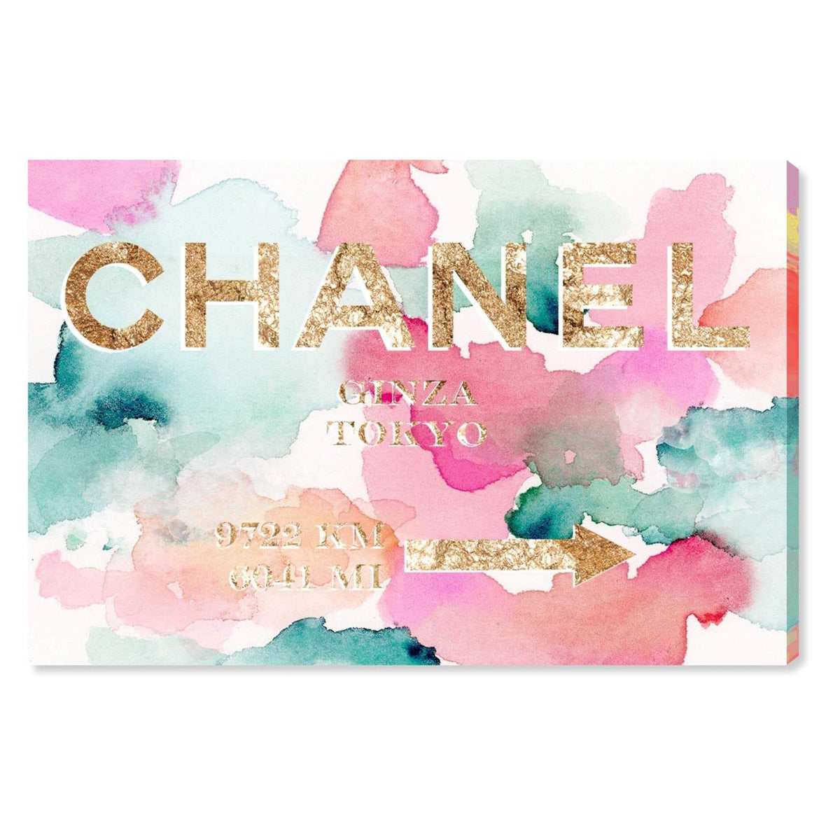 Blue Canvas Art H436307