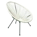 White 2 Piece Weave Lounge Chair M860909