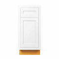 White 15 inch 1 Door Base Cabinet Q525