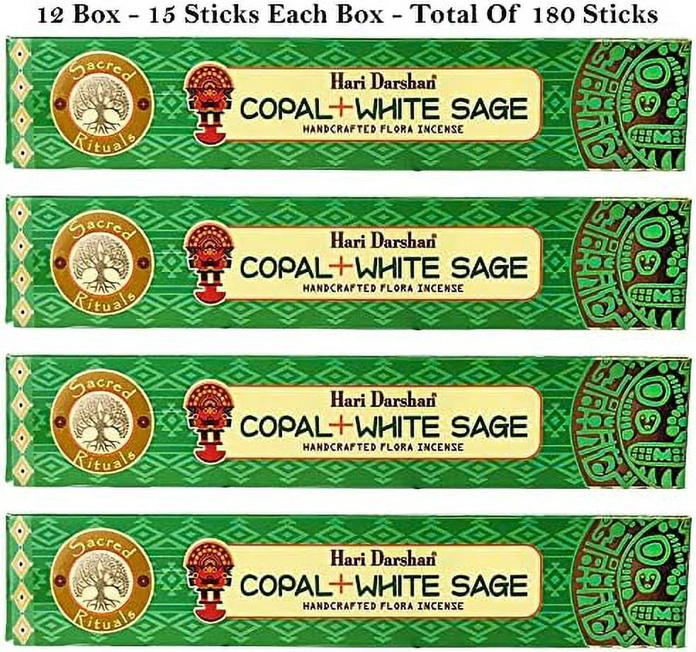 Handcrafted Incense Sticks 180 Sticks Copal White Sage U658037