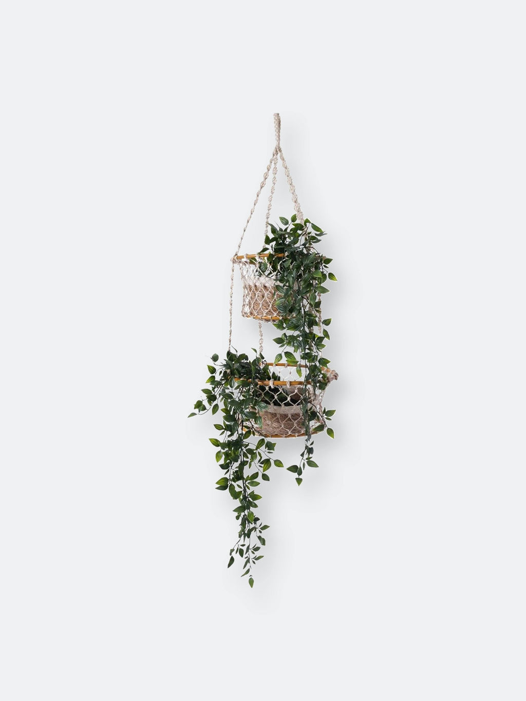 Brown Double Hanging Basket C550