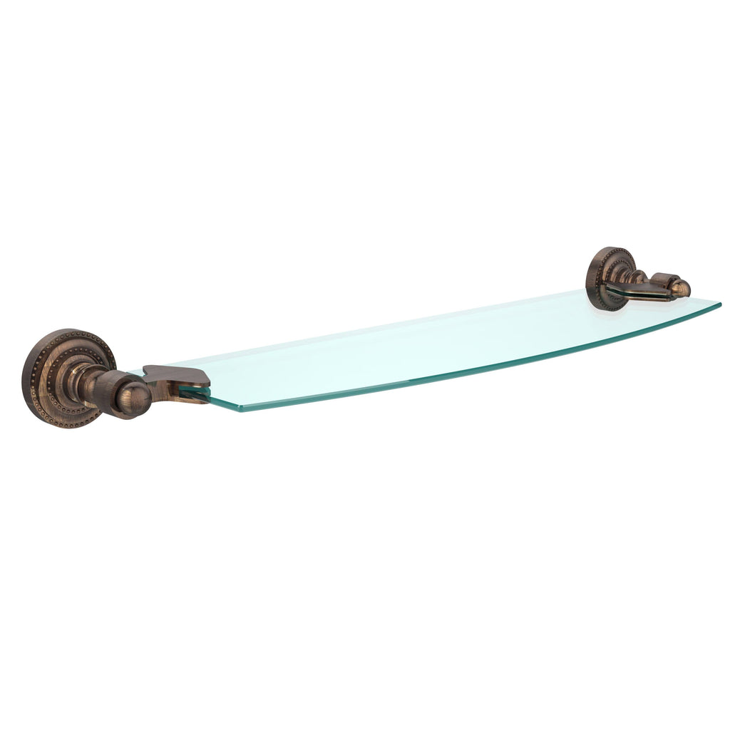 18 inch Glass Shelf Venetian Bronze Z964