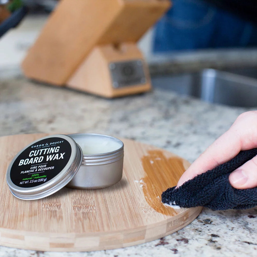 Cutting Board & Butcher Block Conditioning Oil & Wood Finishing Wax Bundle L379123