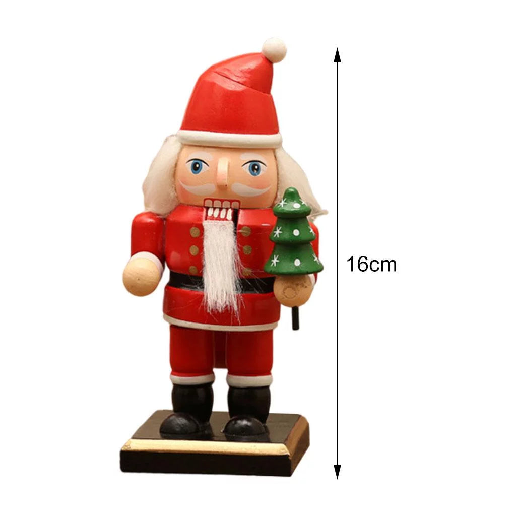 2-pack 16cm Wooden Nutcracker Christmas Décor F93784