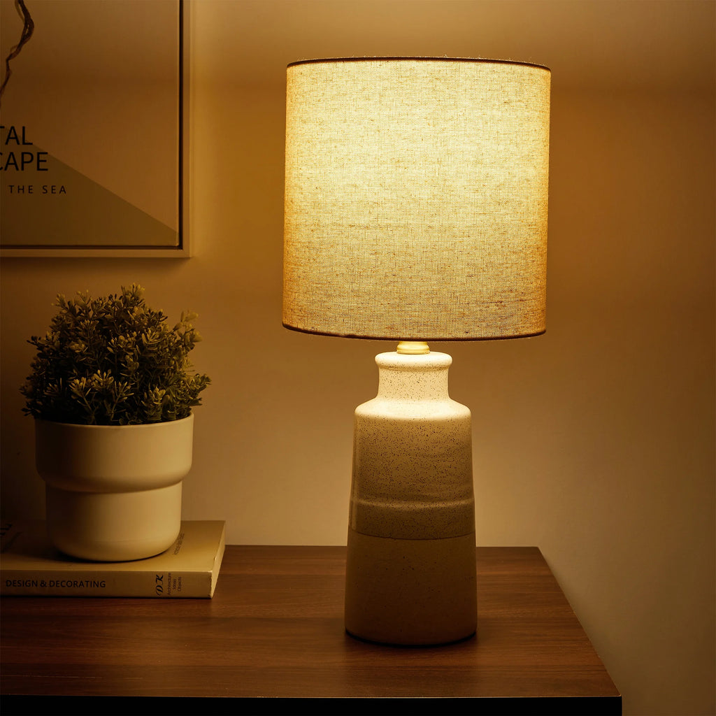 17" Reactive Glaze Ceramic Table Lamp C917