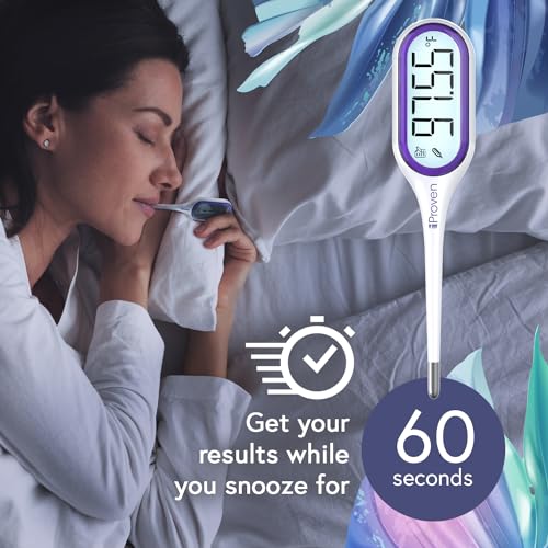 Basal Body Thermometer with Backlight, 1/100 Degree High Precision G78458