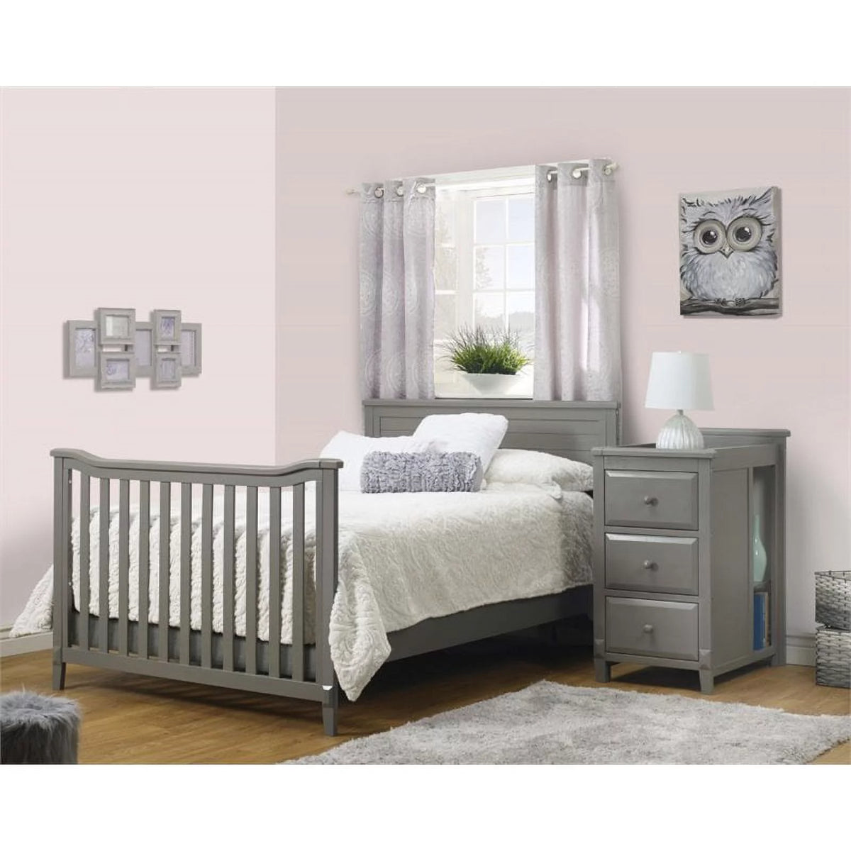 Weathered Gray Crib C72945