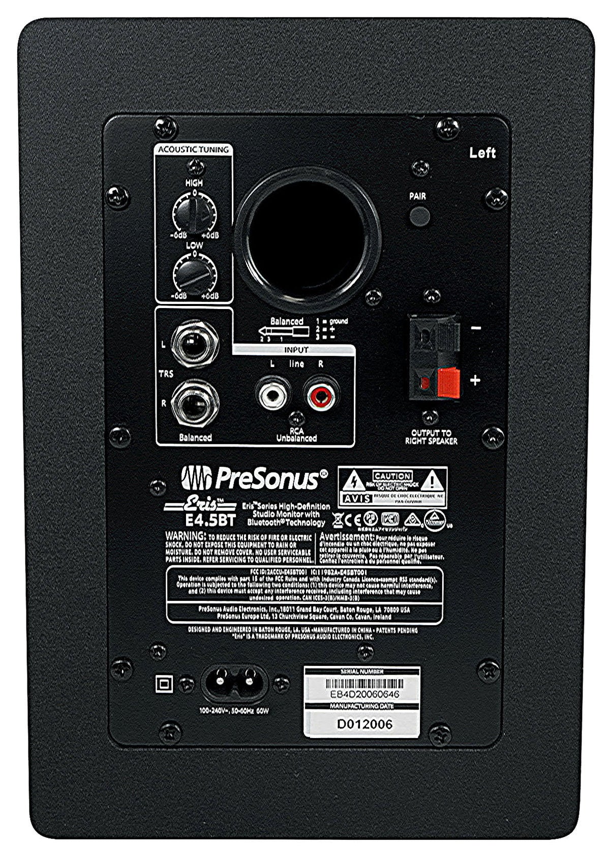 4.5-Inch Near Field Studio Monitors with Bluetooth D166957