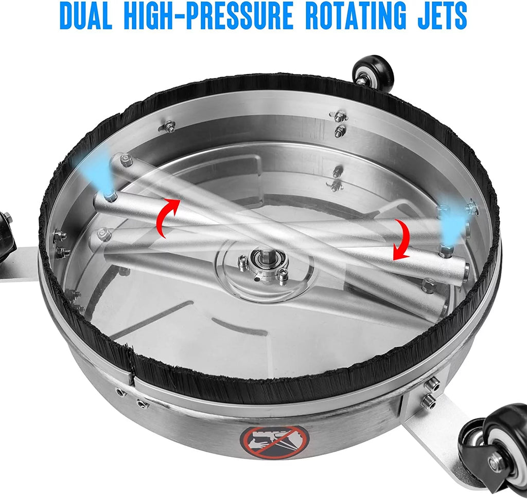 15" Pressure Washer Surface Cleaner with 3 Wheels Z598597