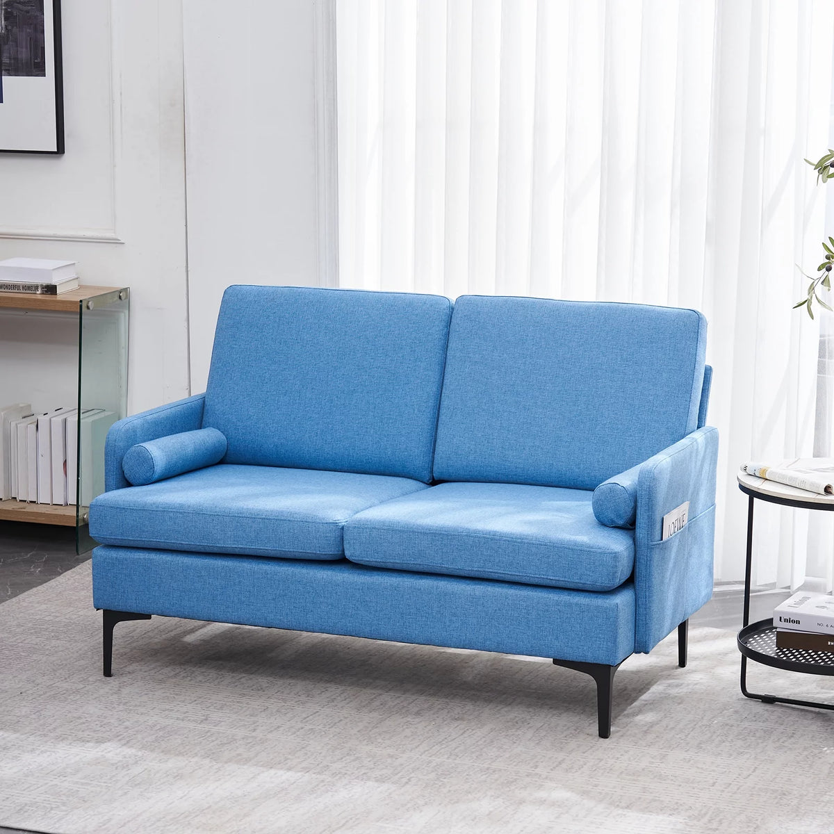 Mid-Century Modern Love Seat V2259