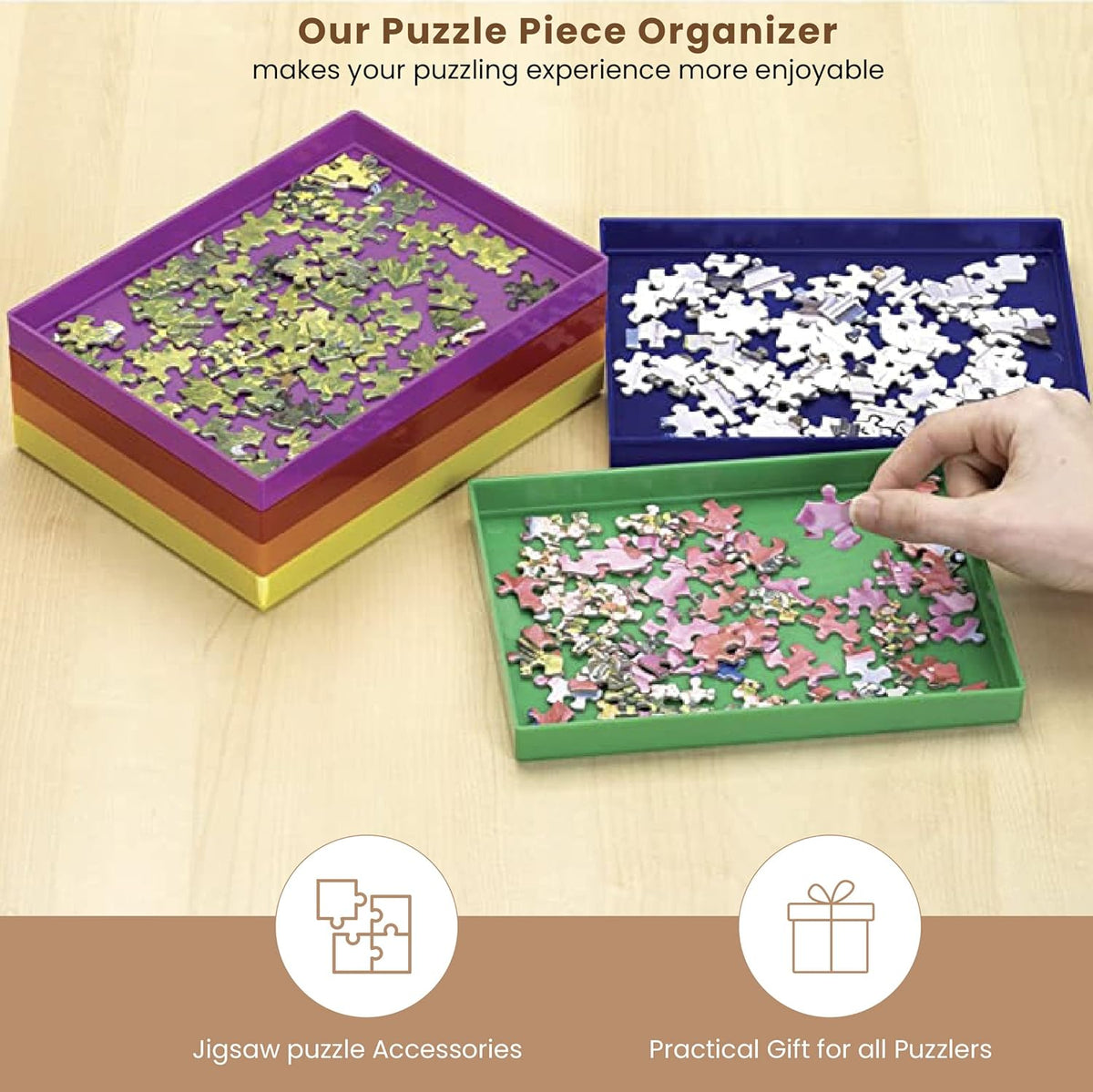 Stackable Sorting Trays - Pack of 6 Q2332