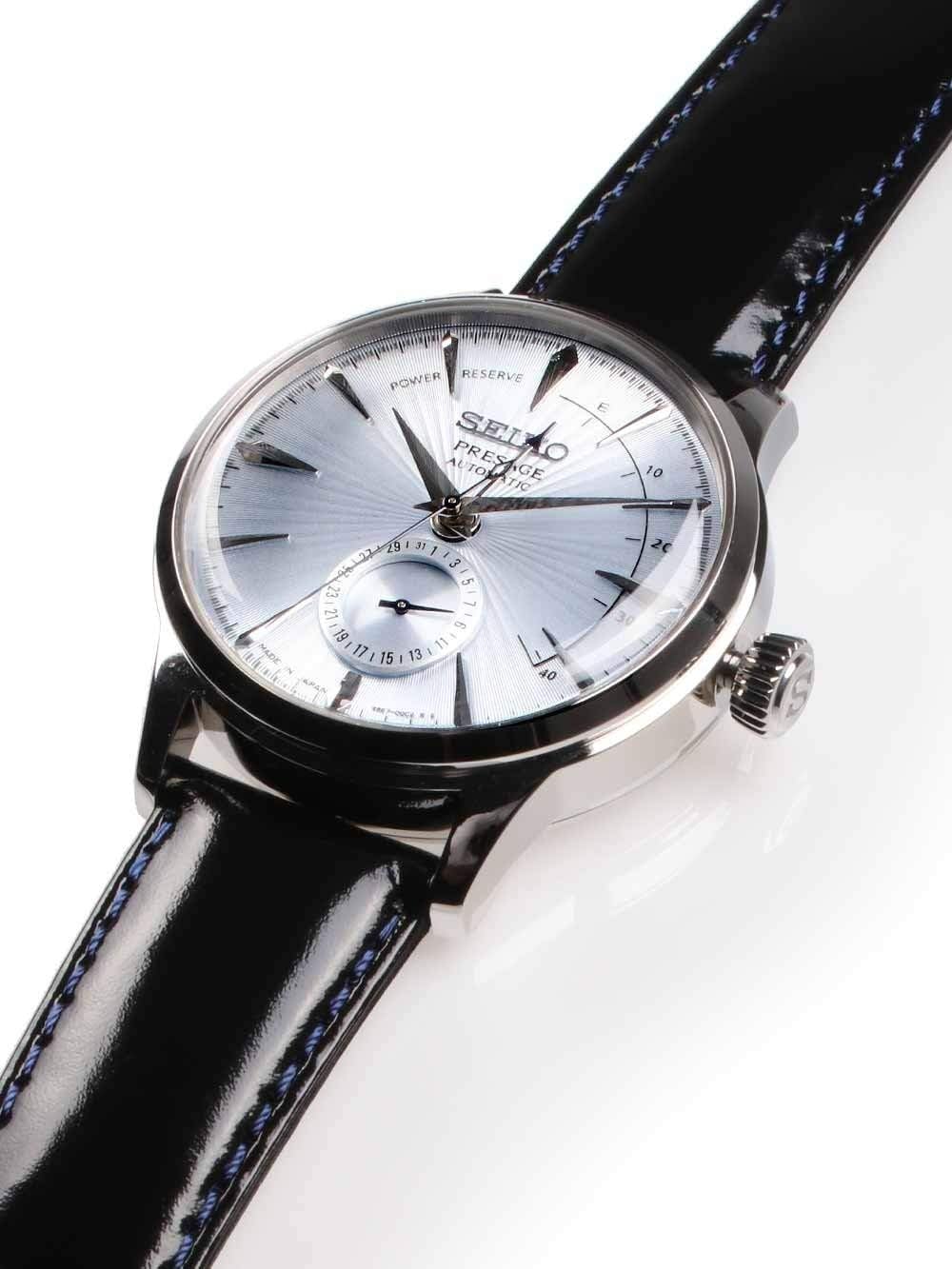 Ice Blue Cocktail Time Power Reserve Automatic Watch A7521