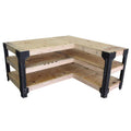 Custom L-Shaped Workbench W94228