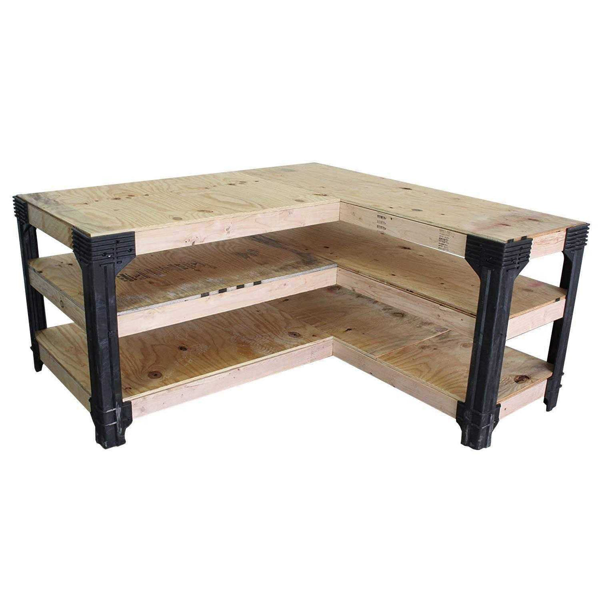 Custom L-Shaped Workbench W94228