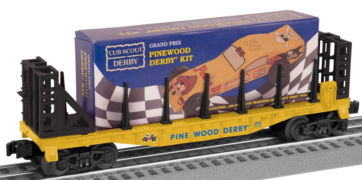 Flatcar w/Pinewood Derby Kit S137