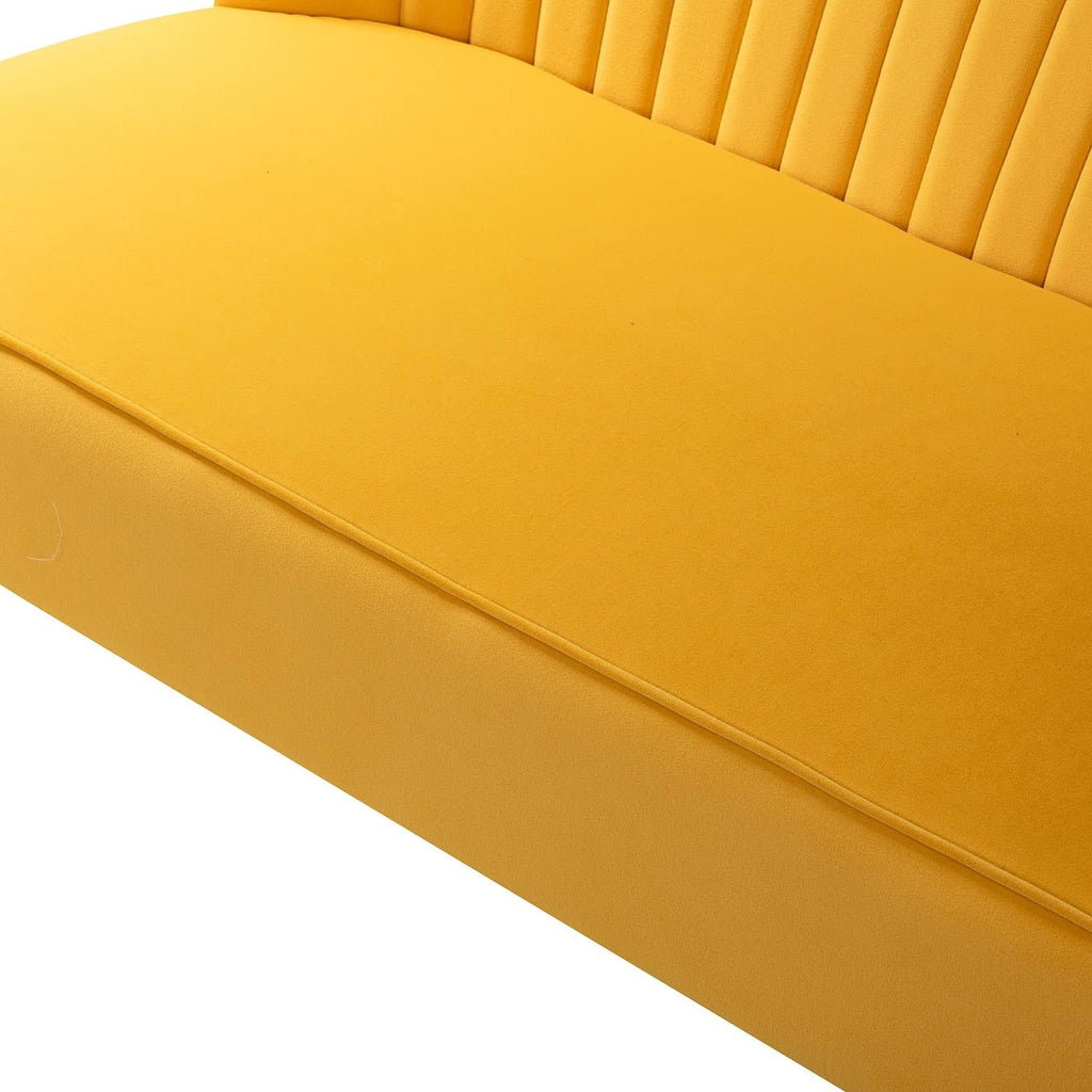 Grey Upholstered Loveseat E7505
