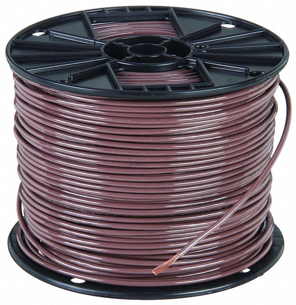10 AWG THHN Building Wire, Brown, 500 ft. H3736