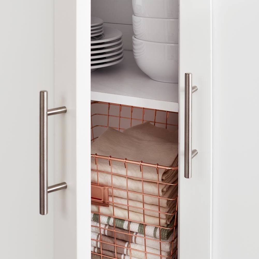 White Kitchen Cart with 2 Drawers P92521