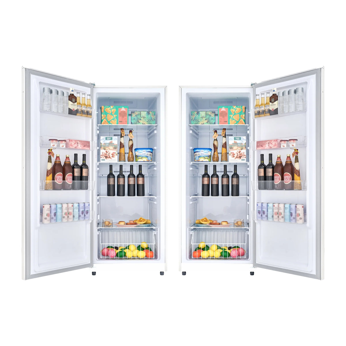 17 cu. ft Convertible Upright Freezer/Refrigerator in White with Reversible Door F8003