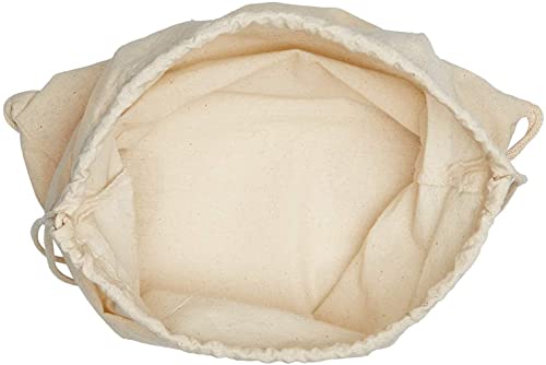 12 Pack Cotton Canvas Drawstring Backpack Bags D706