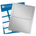 Weatherproof Silver Polyester Shipping Labels V910