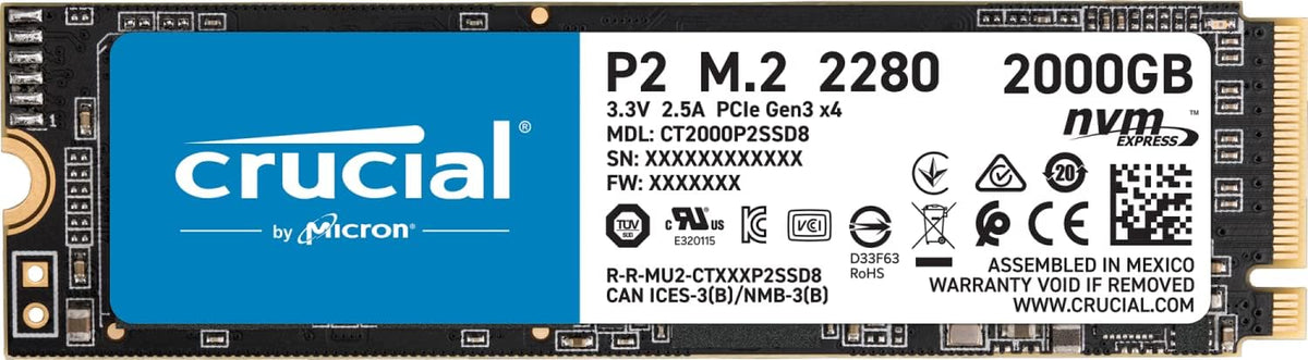 2TB NVMe PCIe M.2 SSD X155