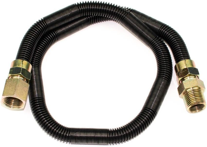 Black Non-Whistle Gas Flex Line C37947