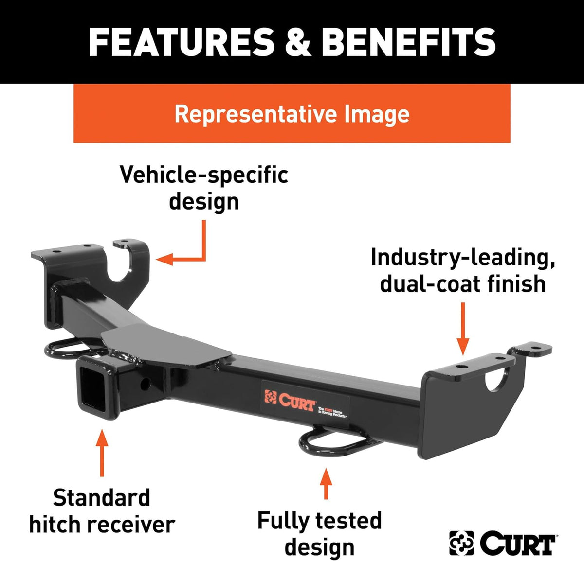 2-Inch Front Receiver Hitch P612