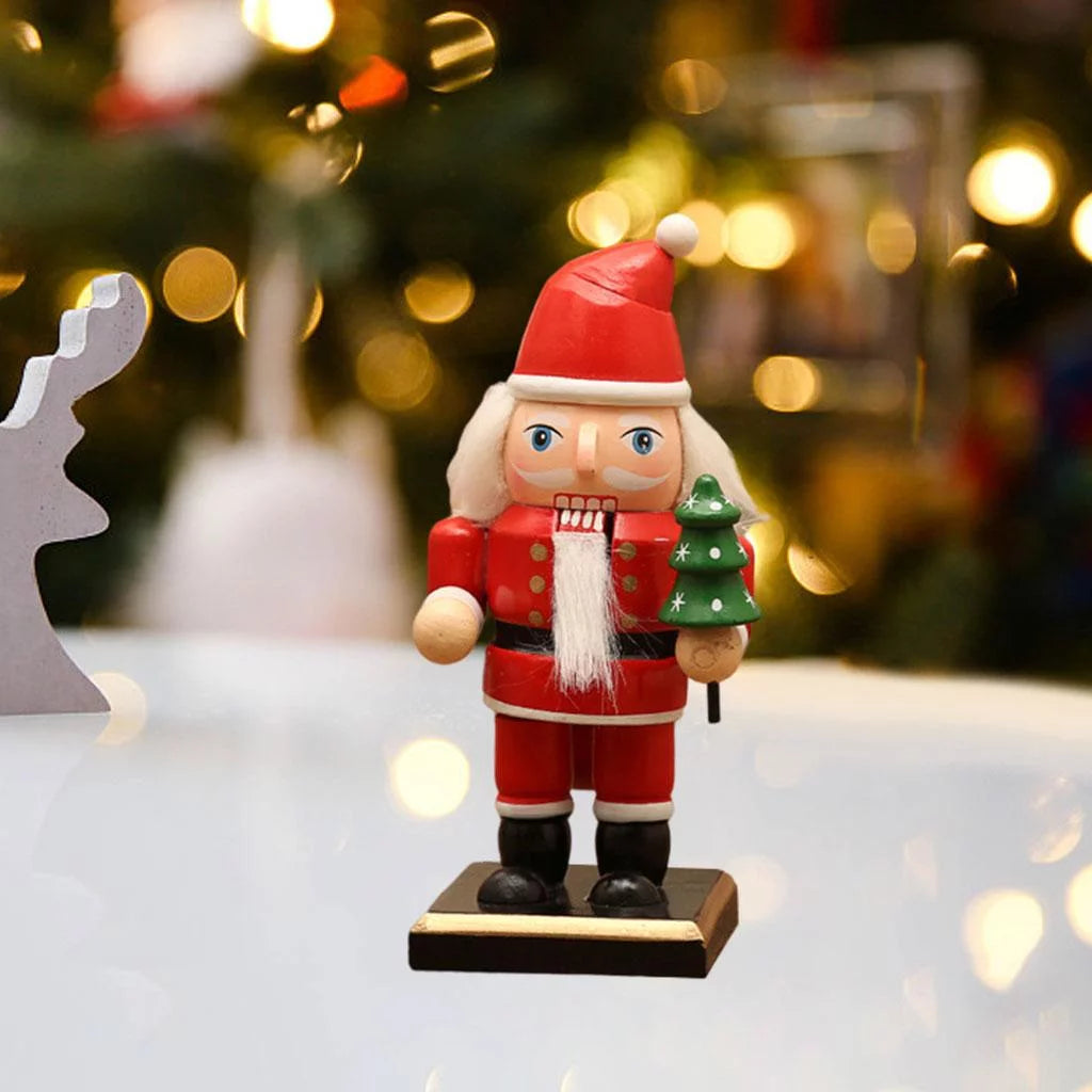2-pack 16cm Wooden Nutcracker Christmas Décor F93784
