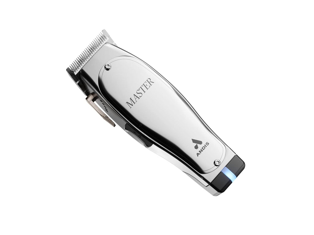 Silver Corded/Cordless Hair Trimmer with Adjustable Carbon Steel Blade L8262