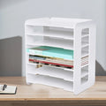 7 Tier Desktop Organizer File Shelf Document Storage Rack G524