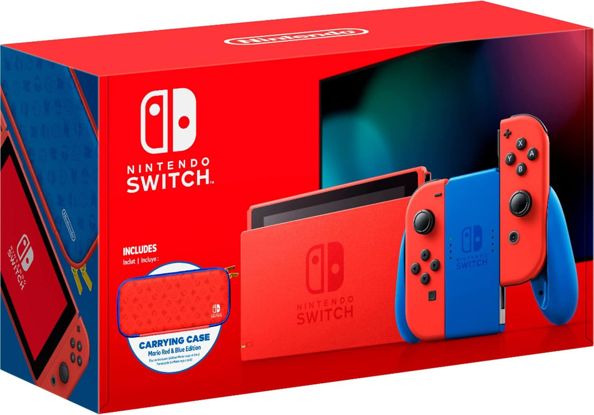 Mario Red & Blue Edition 6.2" Touchscreen LCD Display 32GB Internal Storage C7935