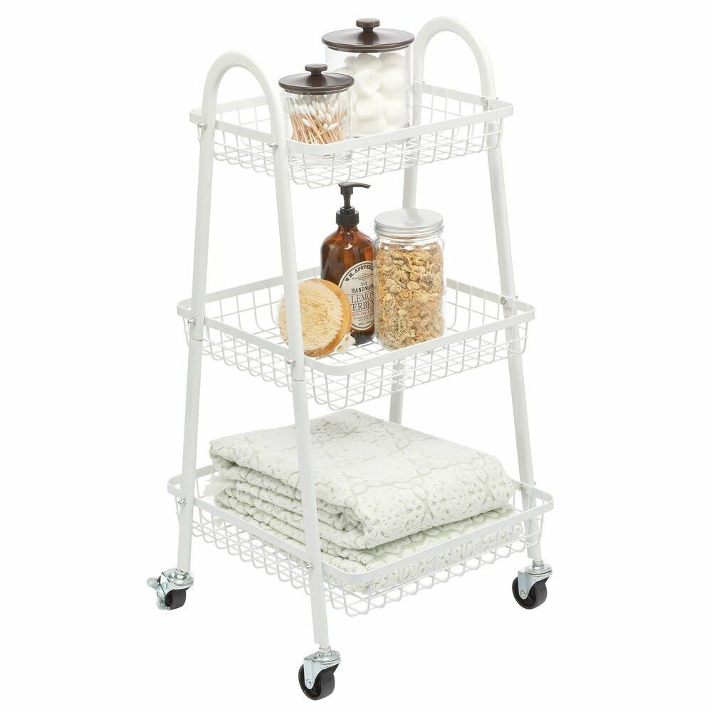 3 Tier Metal Storage Cart P45404