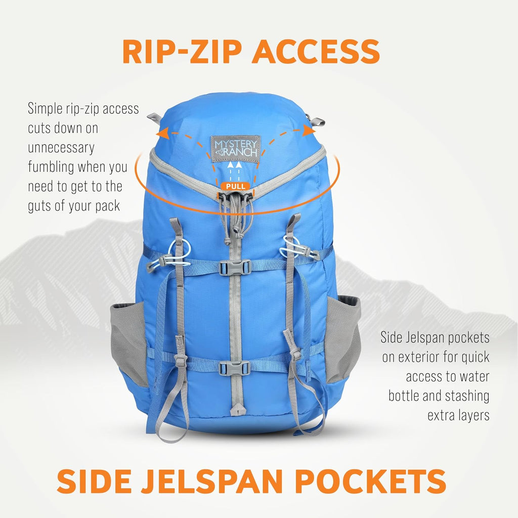 Travel Bag to Hiking Backpack Daypack, Pacific, L/XL O98331