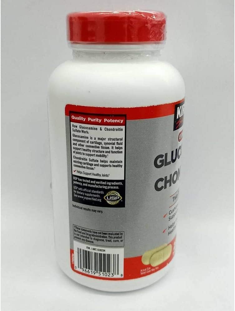 Extra Strength Glucosamine 1500mg Chondroitin 1200mg Sulfate 220 Tablets Pack of 2 S94016