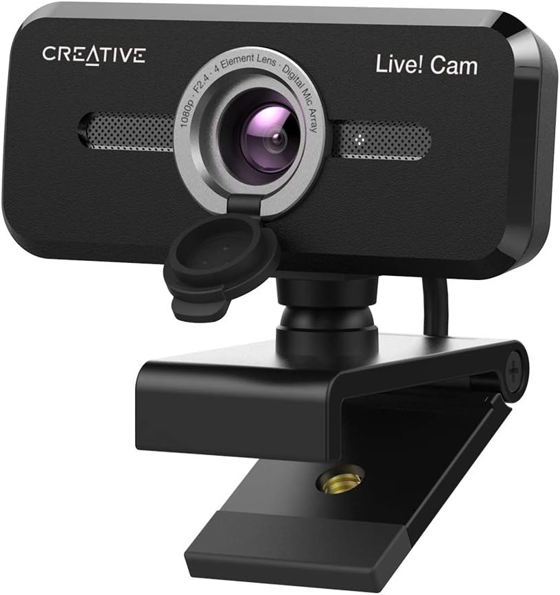 1080p Full HD Wide-Angle USB Webcam with Dual Built-in Mic N44248