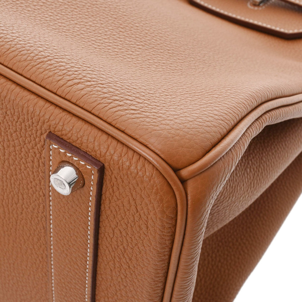 Gold Palladium Hardware Togo Handbag G3053