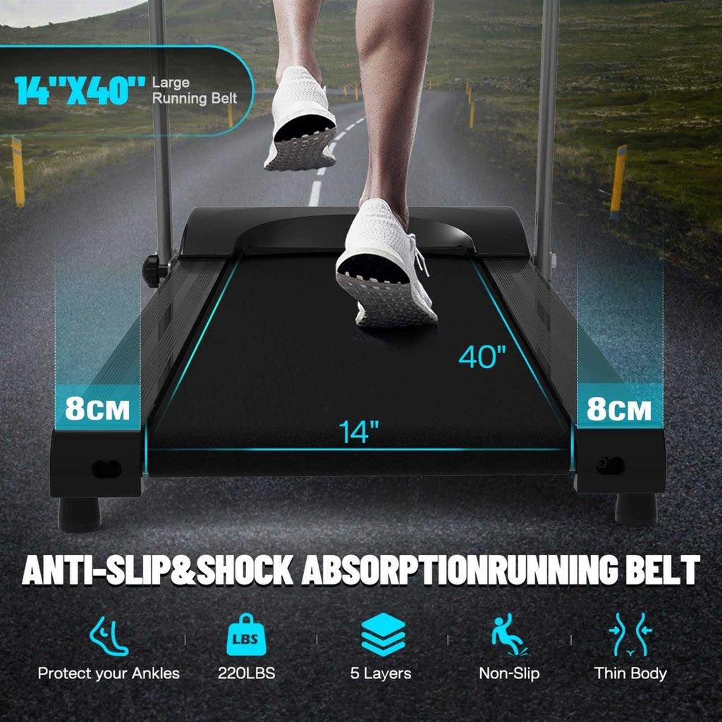 Foldable Electric Treadmill with Incline T225