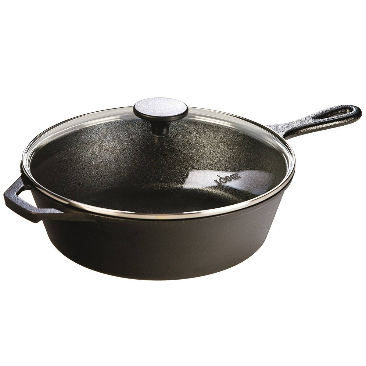 Black 3-Quart Skillet with Glass Lid O546913