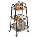 3 Tier Metal Storage Cart P45404