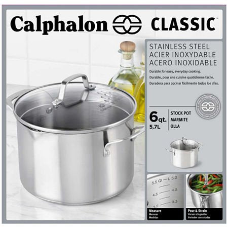6-quart Stainless Steel Stock Pot X3715