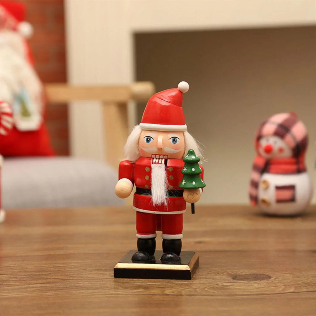 2-pack 16cm Wooden Nutcracker Christmas Décor F93784