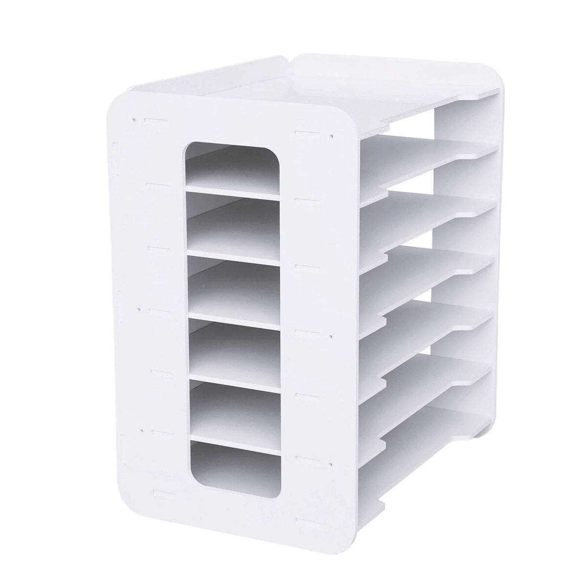 7 Tier Desktop Organizer File Shelf Document Storage Rack G524