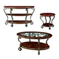 Brown Cherry 3-Piece Accent Table Set G851599