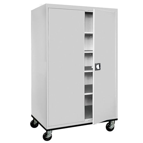 Charcoal Mobile Storage Cabinet P51048