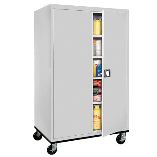 Charcoal Mobile Storage Cabinet P51048